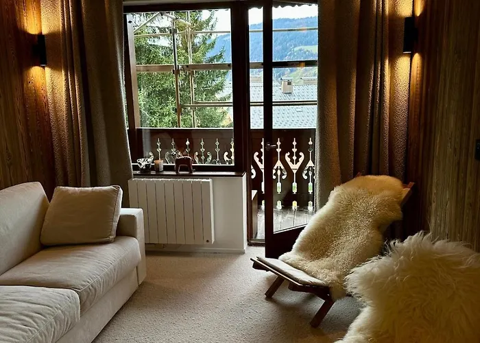 Cocon De Charme A Megeve, Confort Et Vue Apartment Megève
